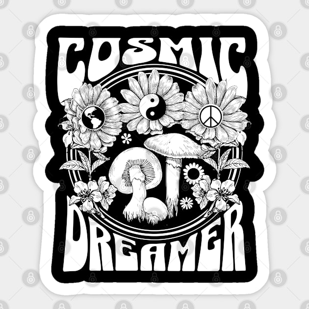 Cosmic dreamer Sticker by onemoremask